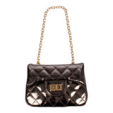 Pewter Quilted Cross Body - Denny's