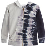 Side Tie Dye Zip Hoodie - Denny's