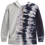 Side Tie Dye Zip Hoodie - Denny's