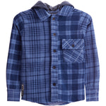 Plaid Hooded Button Down - Denny's
