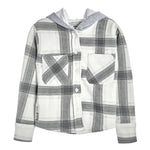 Plaid Hooded Button Down - Denny's