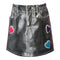Faux Leather Skirt - Denny's