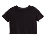 Raw Edge Crop Tee - Denny's