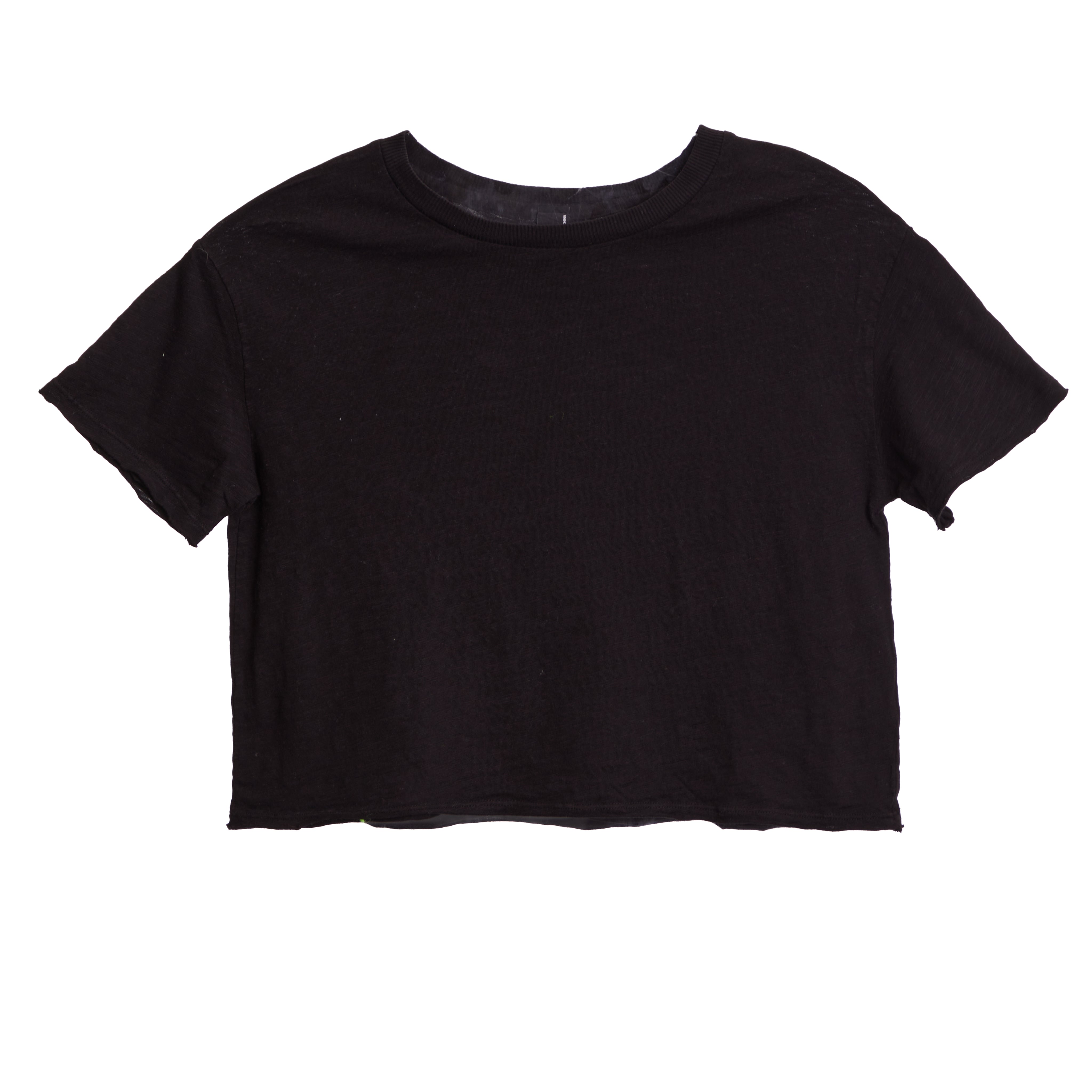 Raw Edge Crop Tee - Denny's