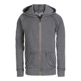 Burnout Solid Zip Hoodie - Denny's