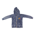 Bolt Full Zip Burn Out Hoodie - Denny's