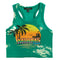 Miami Beach Racer Back Bleach Tank - Denny's