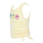 Pastel Smiles Cinched Side Tank - Denny's
