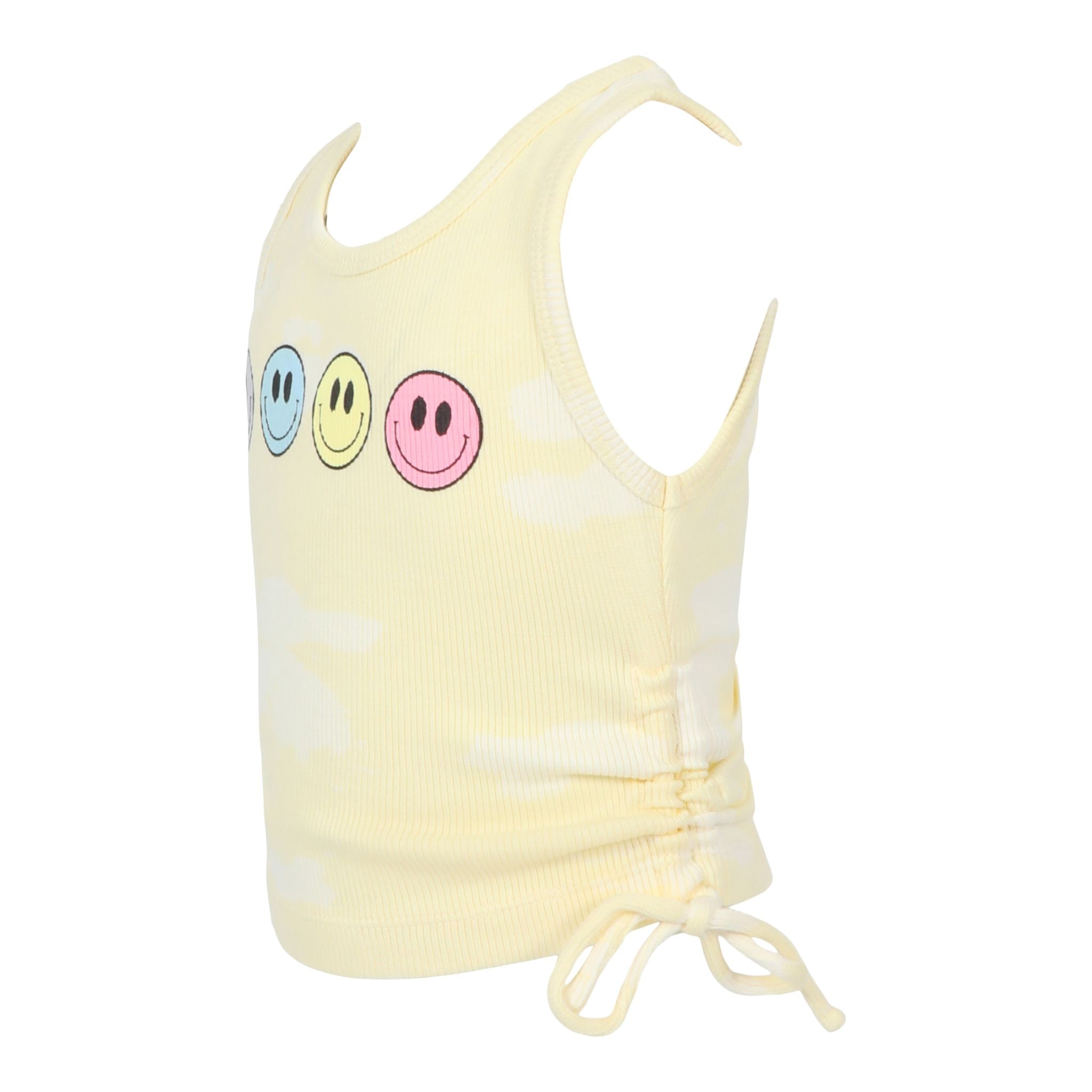 Pastel Smiles Cinched Side Tank - Denny's