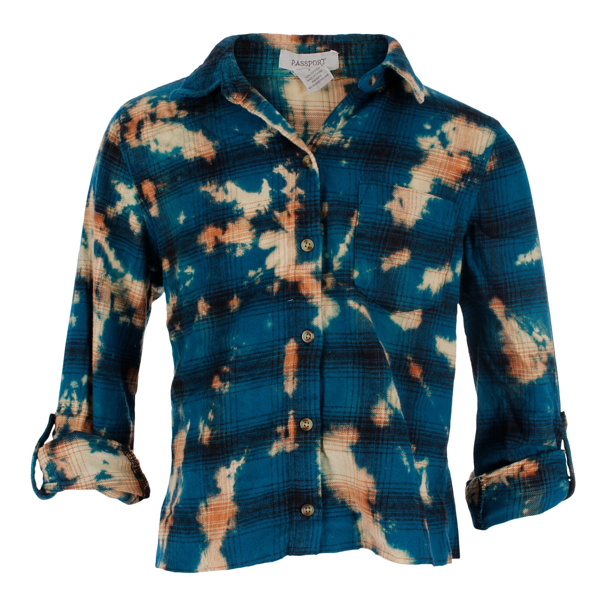 Bleached Flannel Crop - Denny's