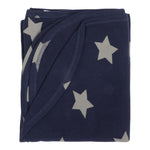 Navy Heather Star Blanket - Denny's