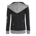 Distressed Zip Hoodie - Denny's