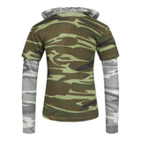 Camo Layered Hoodie - Denny's