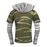Camo Layered Hoodie - Denny's