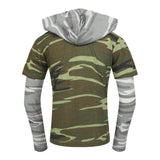 Camo Layered Hoodie - Denny's
