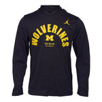 Michigan Long Sleeve Jersey Hoodie - Denny's