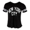 Short Sleeve Varsity Tee with New York City - Denny's