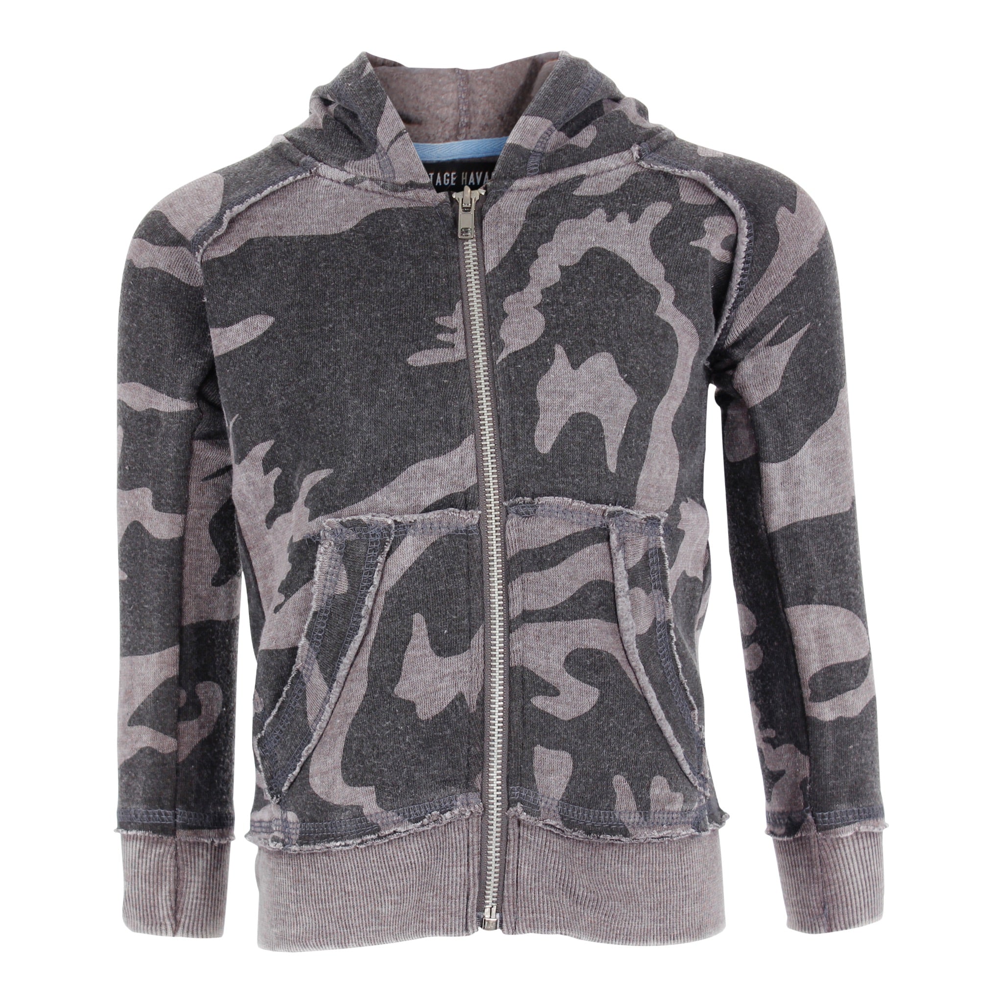 Camo Hoodie Full Zipper - Denny's
