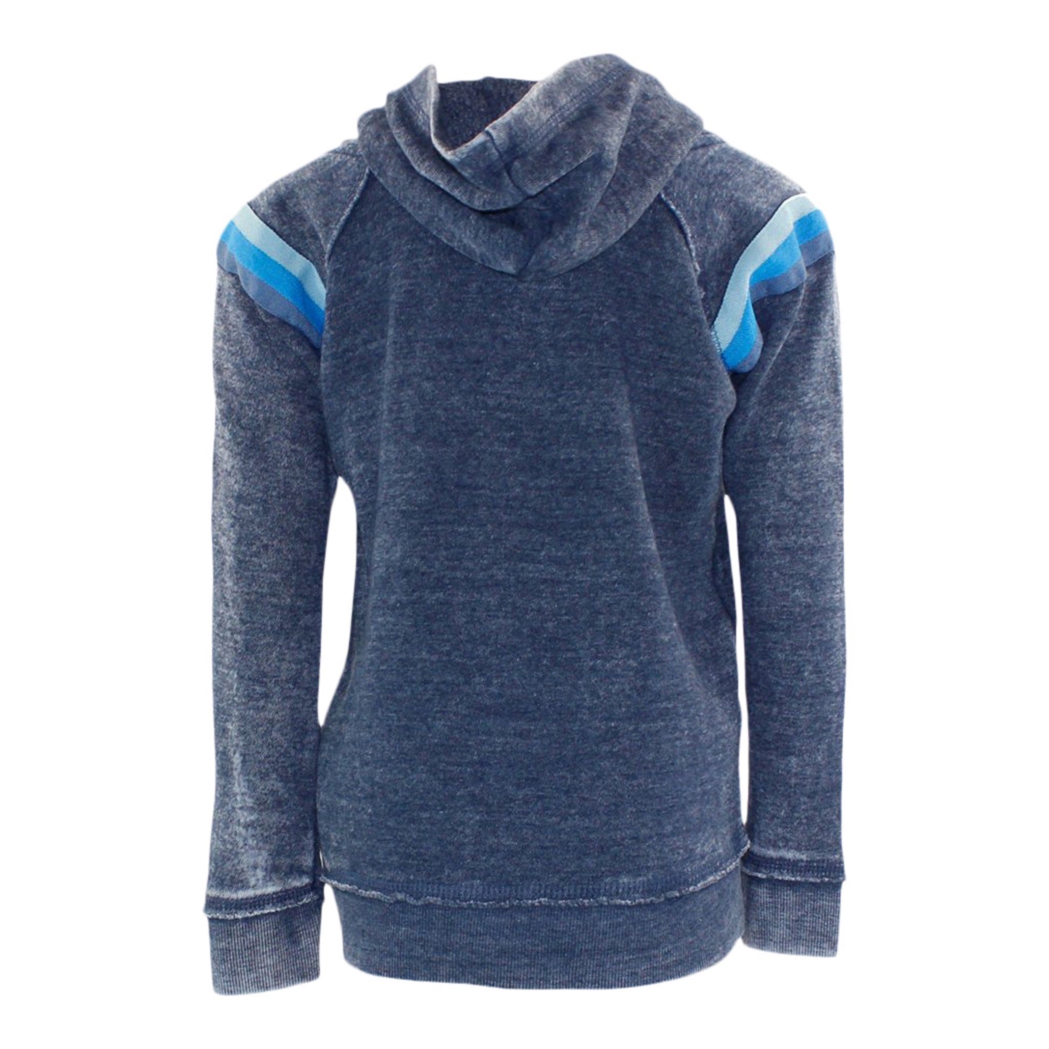 Pullover Hoodie with Stripe Shoulder - Denny's