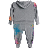 2pc Airbrush Zip Hoodie & Jogpant Set - Denny's