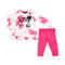 Love Patch Bleach 2pc Peplum Top & Legging Set - Denny's