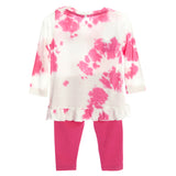 Love Patch Bleach 2pc Peplum Top & Legging Set - Denny's