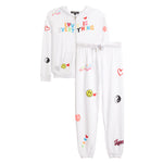 2pc Love Is Everything Zip Hoodie & Jogger Set - Denny's