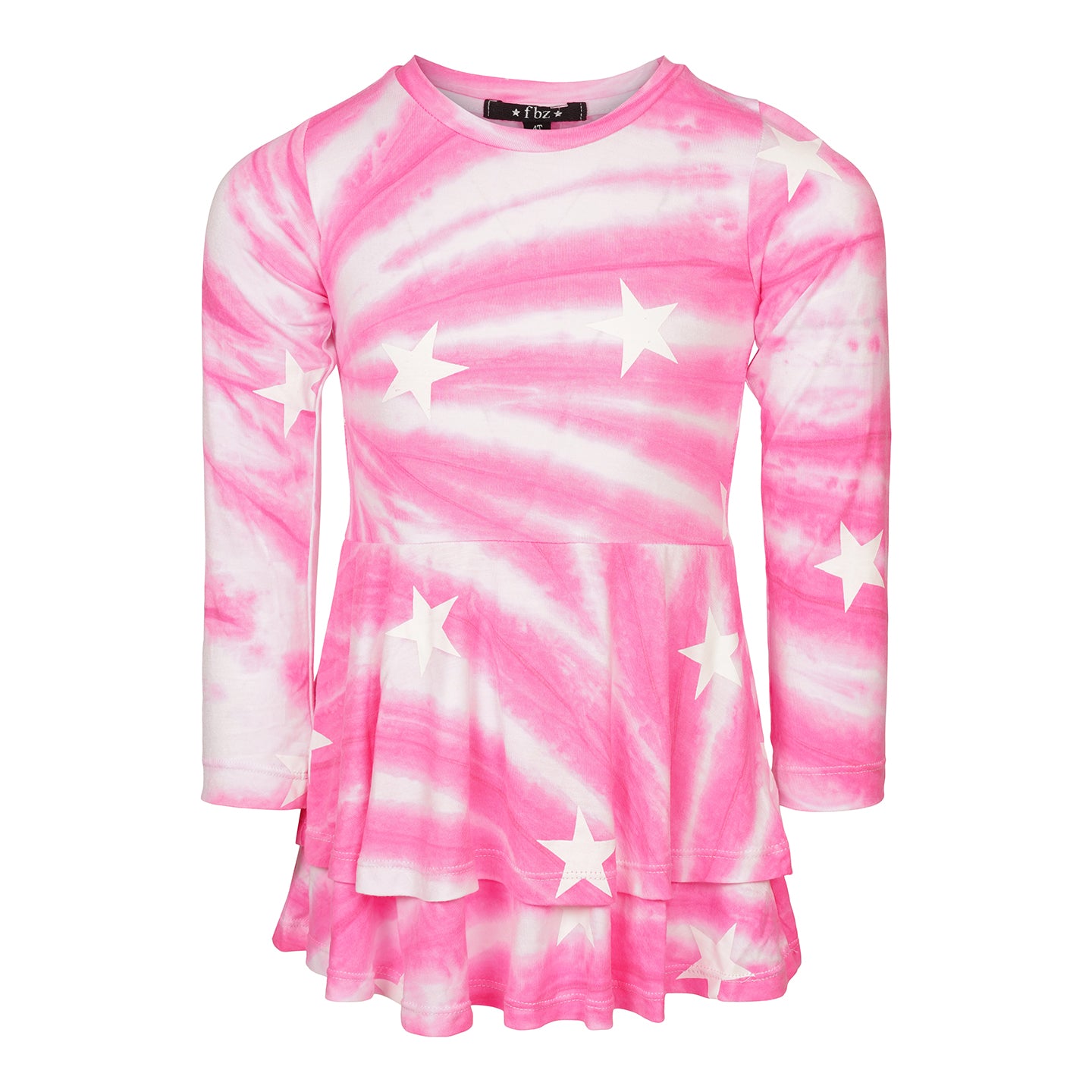 White Stars Tie Dye Dress - Denny's