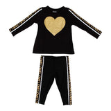 Two Piece Set with Love Taping and Gold Heart - Denny's
