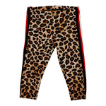 Two Piece Leopard Set with Stripe Taping - Denny's