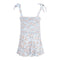 Ditsy Floral Smocked Ruffle Romper - Denny's