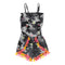 Camo Romper with Pom Poms - Denny's