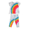 2pc Tie Die Rainbow Set - Denny's