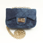 Dark Denim Quilted Bag - Denny's