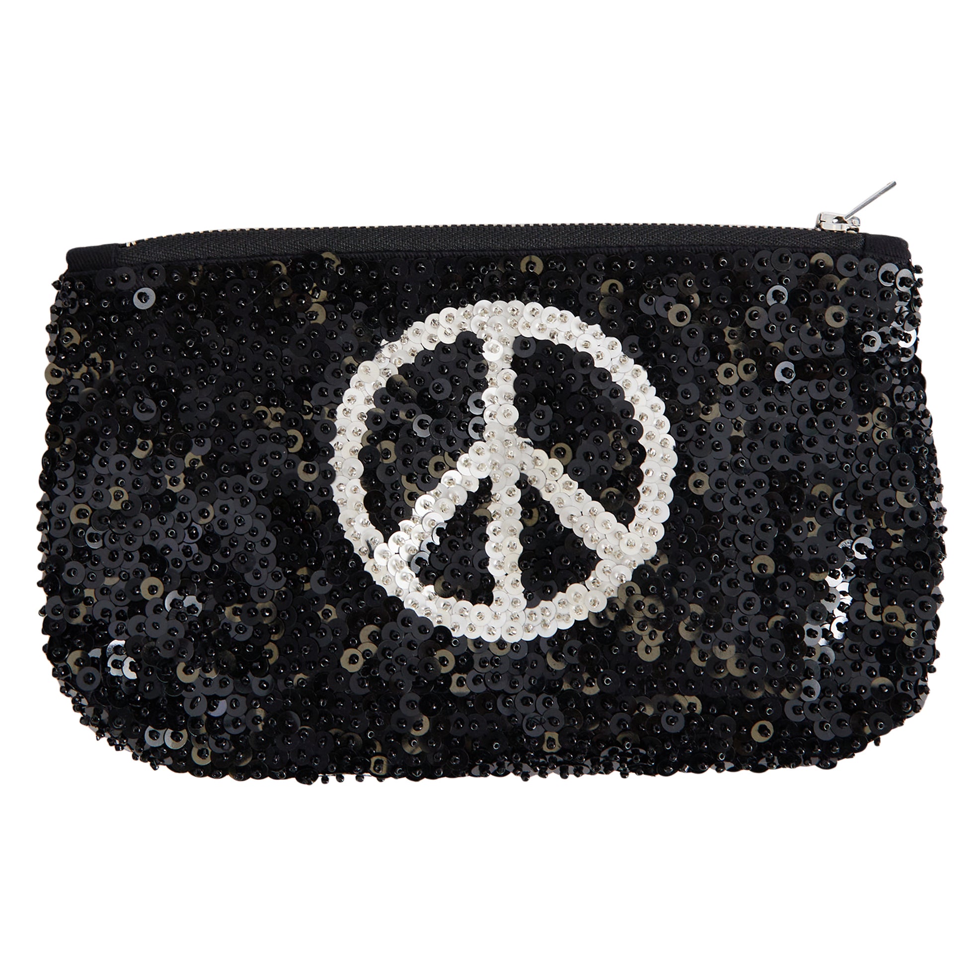 Script Love Sequin Pouch - Denny's