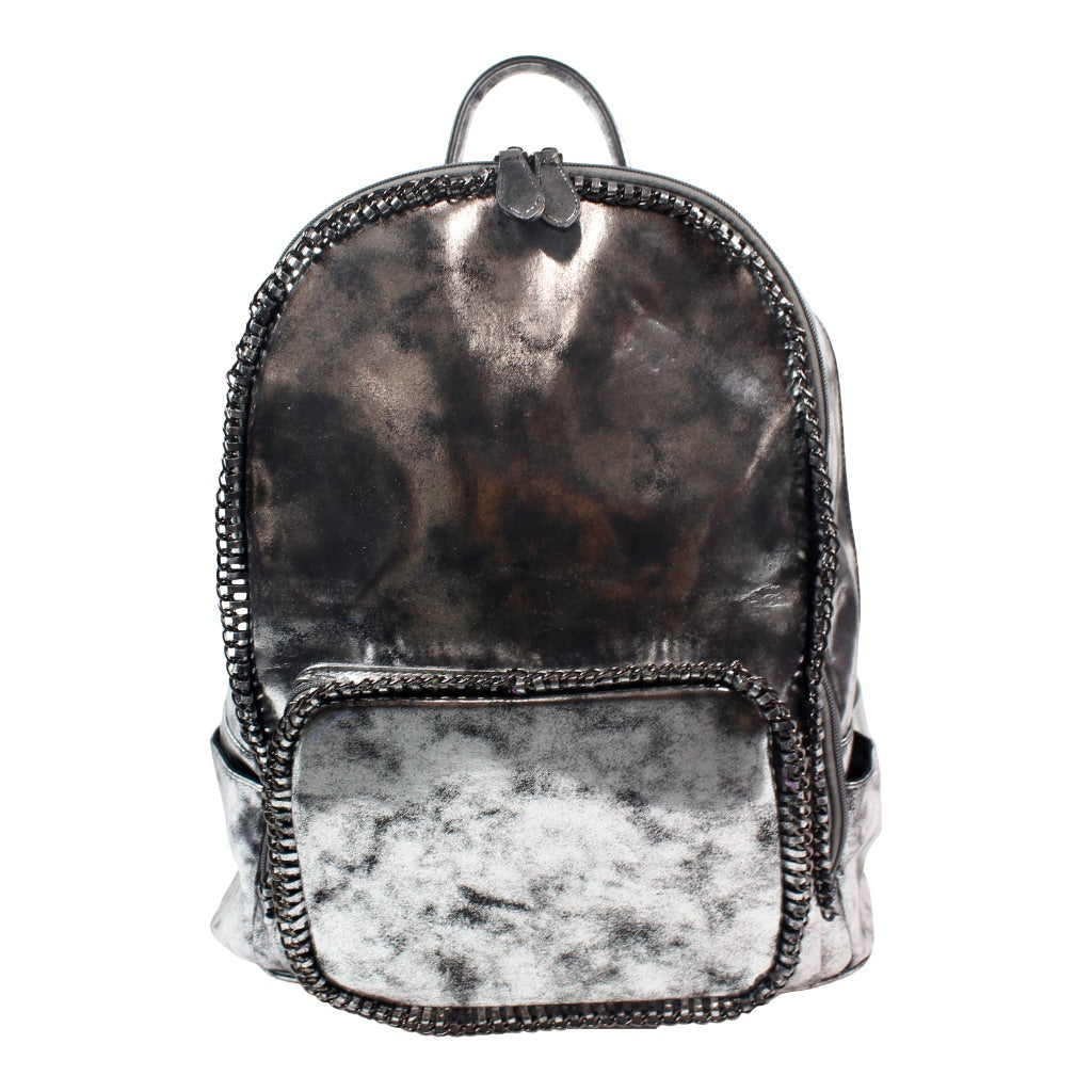 Pewter with Chain Backpack - Denny's