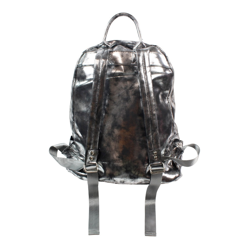 Pewter with Chain Backpack - Denny's