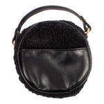 Round Small Sherpa Smiley Bag - Denny's