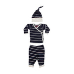 3 Piece Wrap Set Navy - Denny's