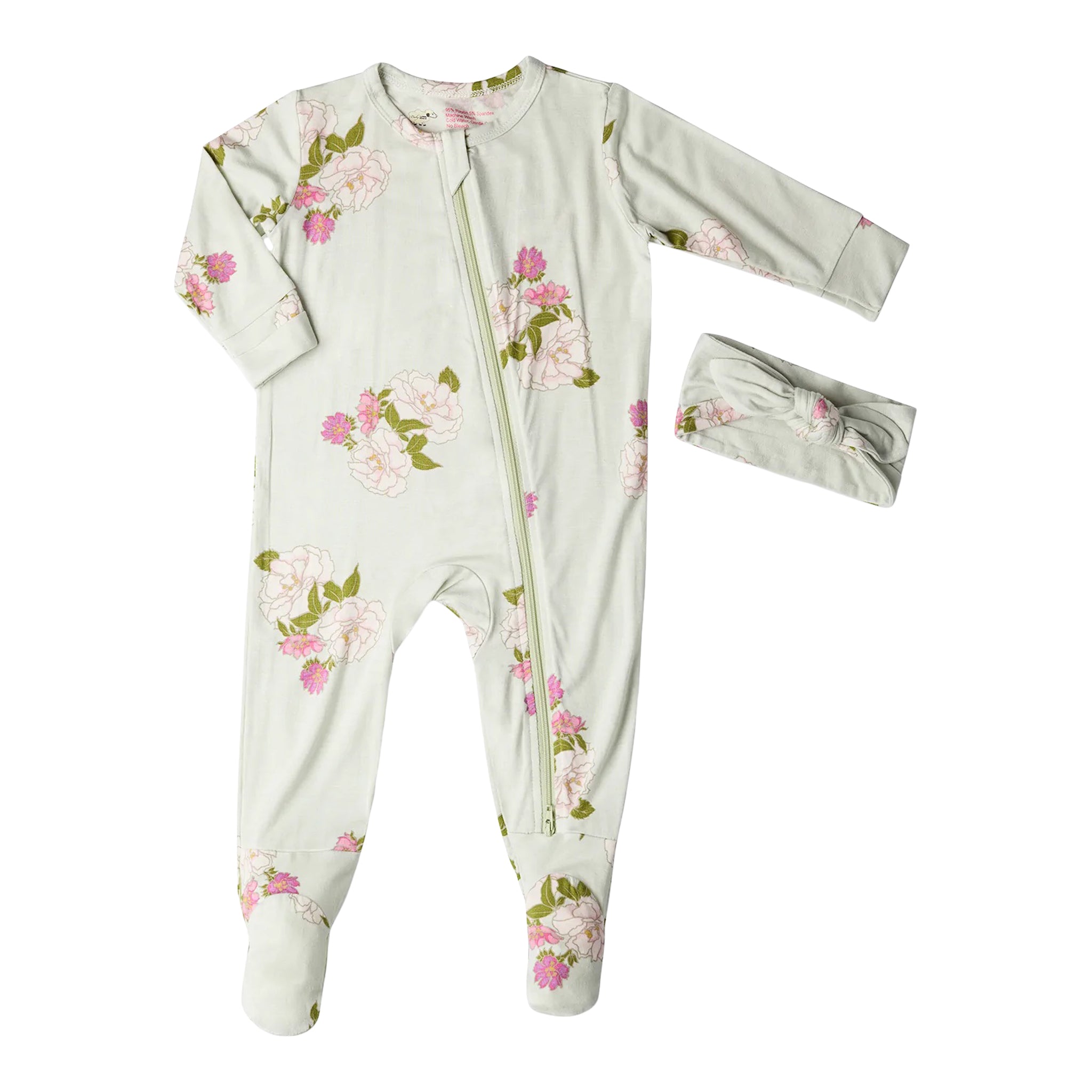 Peony 2pc Footie - Denny's