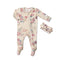 2pc Wild Flower Footie - Denny's