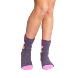 Heart Fuzzy Sock - Denny's