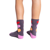 Heart Fuzzy Sock - Denny's