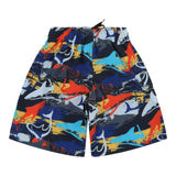 Shark Beach Multi Madrid Swim Trunks - Denny's