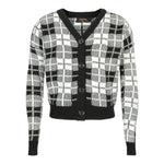 Plaid Cardigan Sweater - Denny's