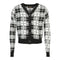 Plaid Cardigan Sweater - Denny's