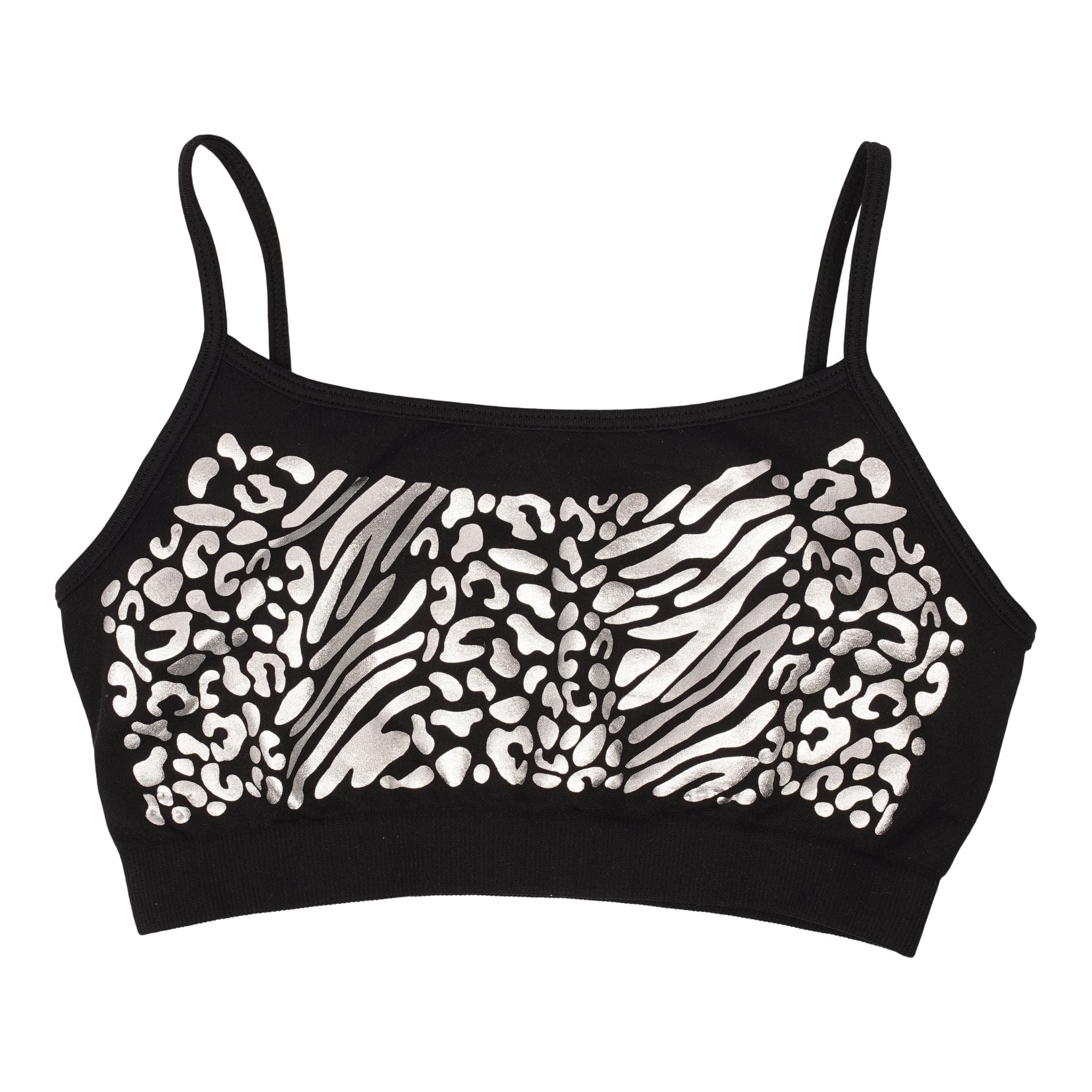 Silver Foil Band Bra Cami - Denny's