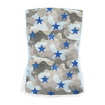 Blue Camo Burp Cloth with Stars - Denny's