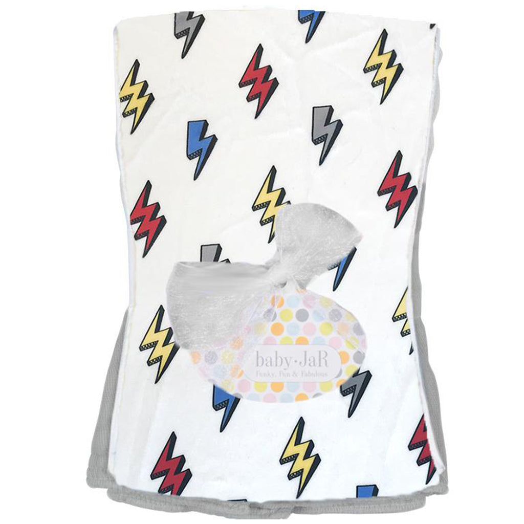 Lightning Bolt Burp Cloth - Denny's