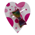 Clip Small Double Crystal Bow - Denny's